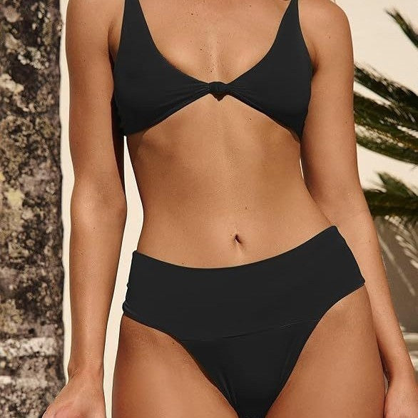 high-waisted bikini