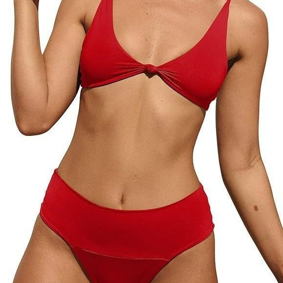 high-waisted bikini
