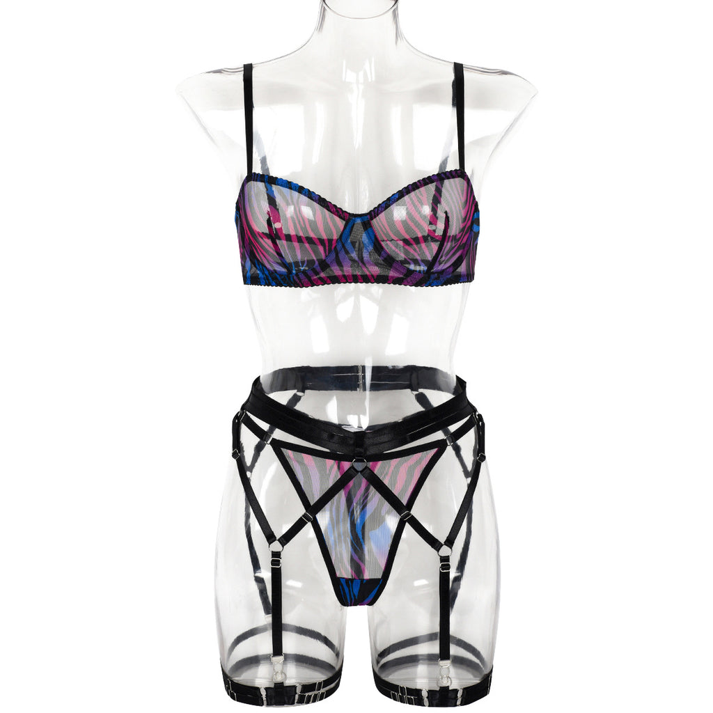 Leopard Mesh Lingerie Set – Wild Dark Luxury