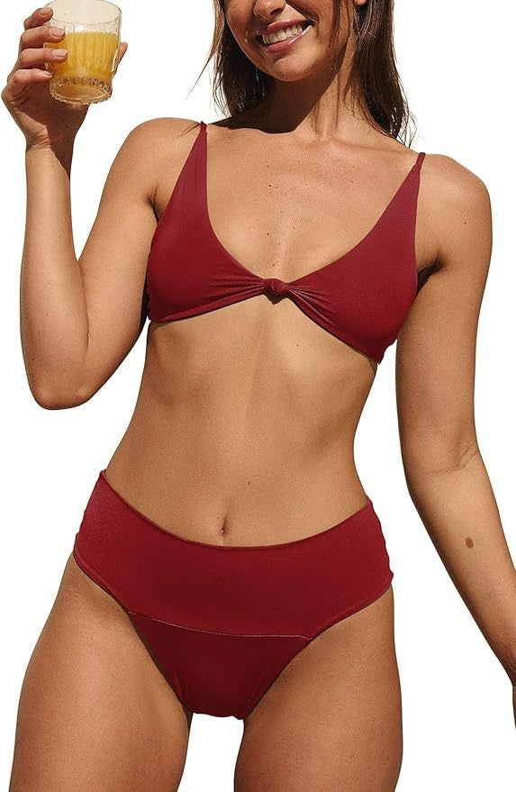 high-waisted bikini