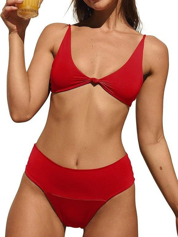 high-waisted bikini