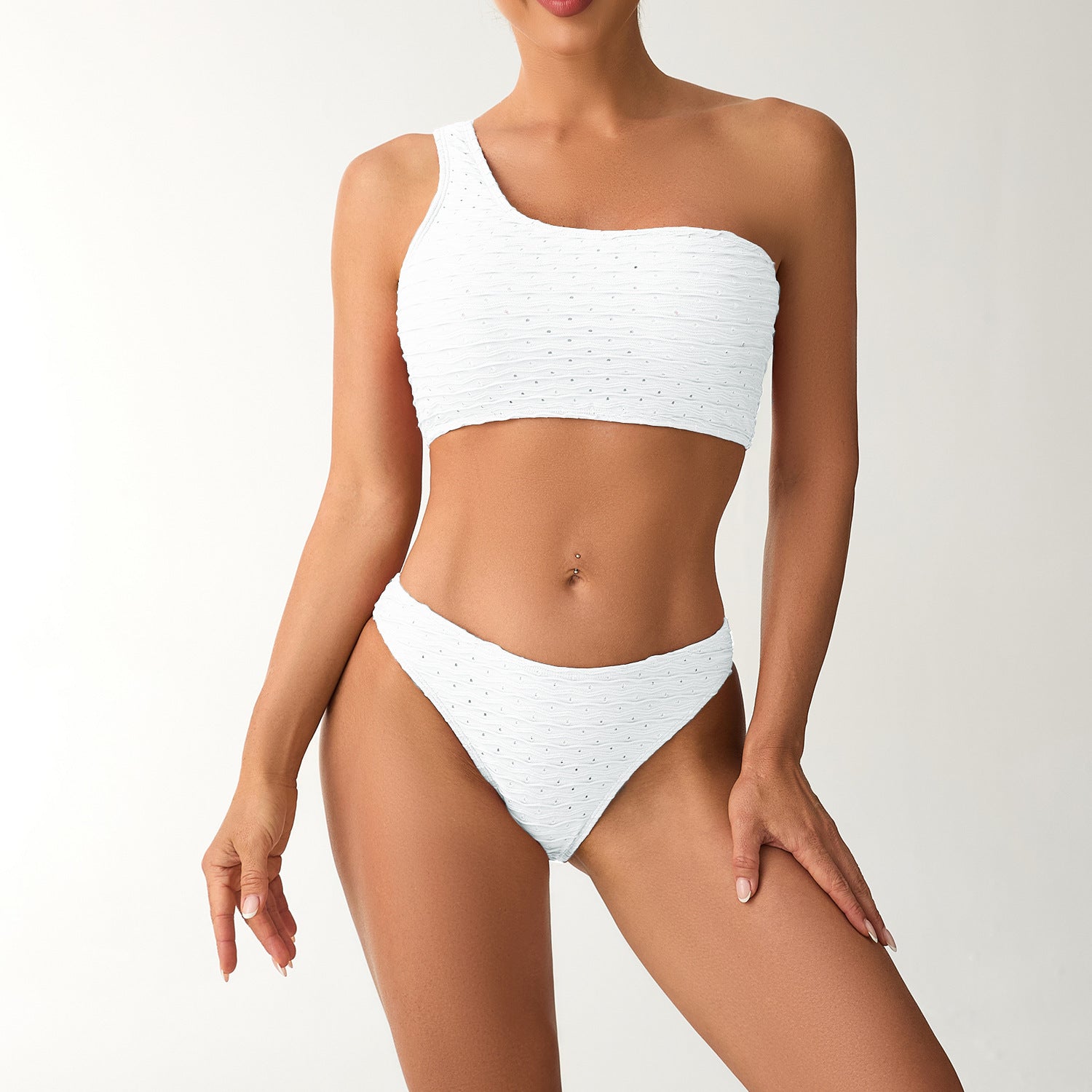 One shoulder bikini set