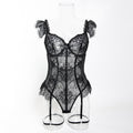 Floral Sheer Lace Bodysuit – Luxury Lingerie