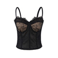 Women's INS Internet Celebrity Full Lace Bra Cup Strapless Bra
